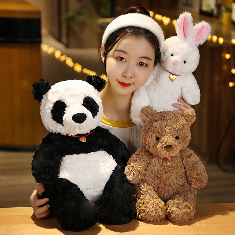 Cute Stay Cute Animal Panda Rabbit Doll Plush Toys