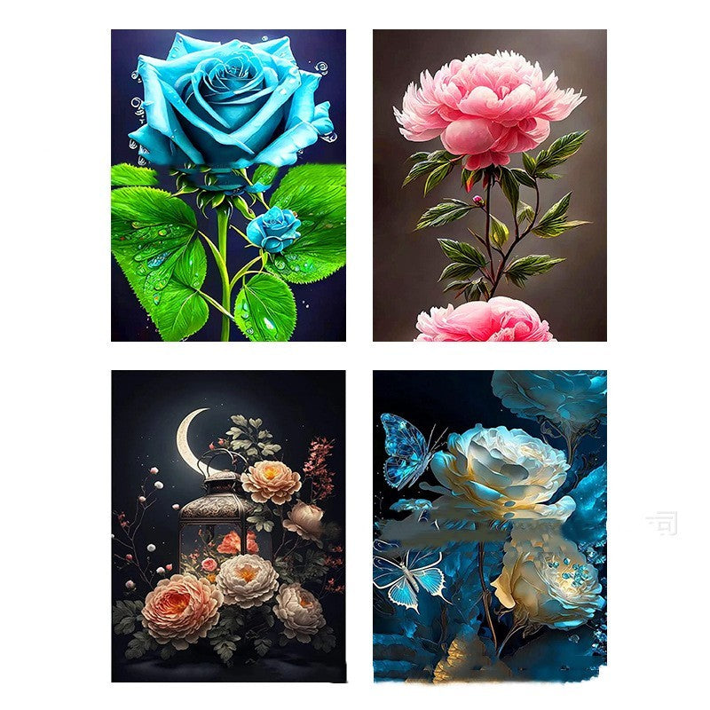 5D Diamond Painting Landscape Animal Decoration Combination