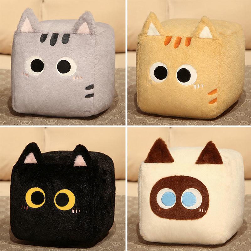 Square Cat Doll Sleeping Pillow Plush Toy