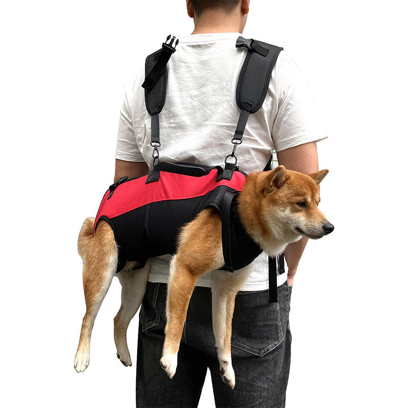 Mochila multifuncional para mascotas con camilla para caminar al aire libre en el aire