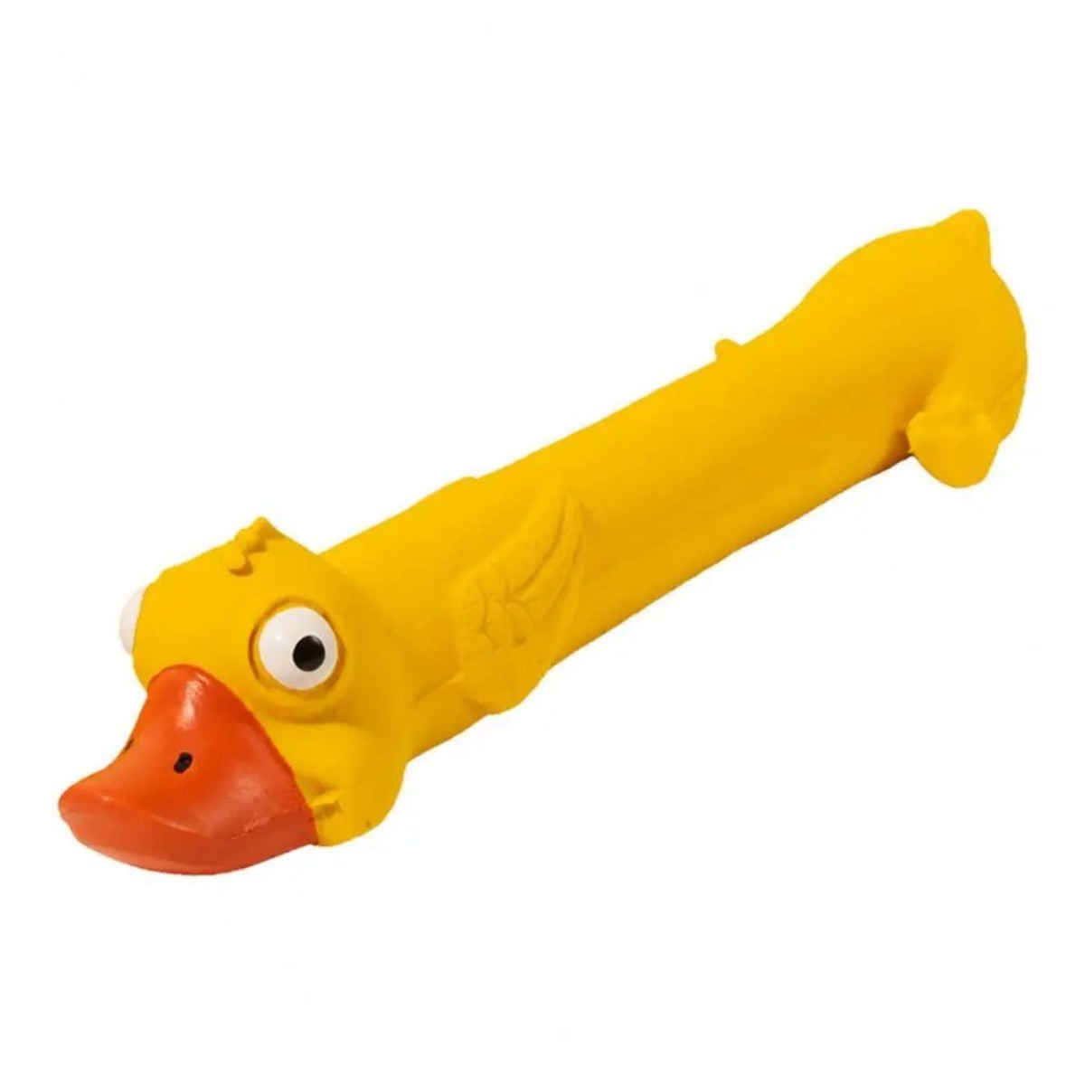 Jouet en latex pour chien qui grince des dents, jouet durable pour chien, motif canard jaune mignon, jouet couineur pour chien, soulagement de l'ennui