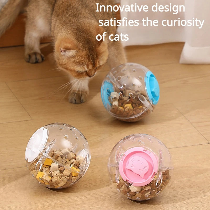 Dog Cat Slow Feeding Ball Food Leakage Smart Toy Feeder Treat Training Interactive Supplies Snuffle Dispenser Pet Accessories