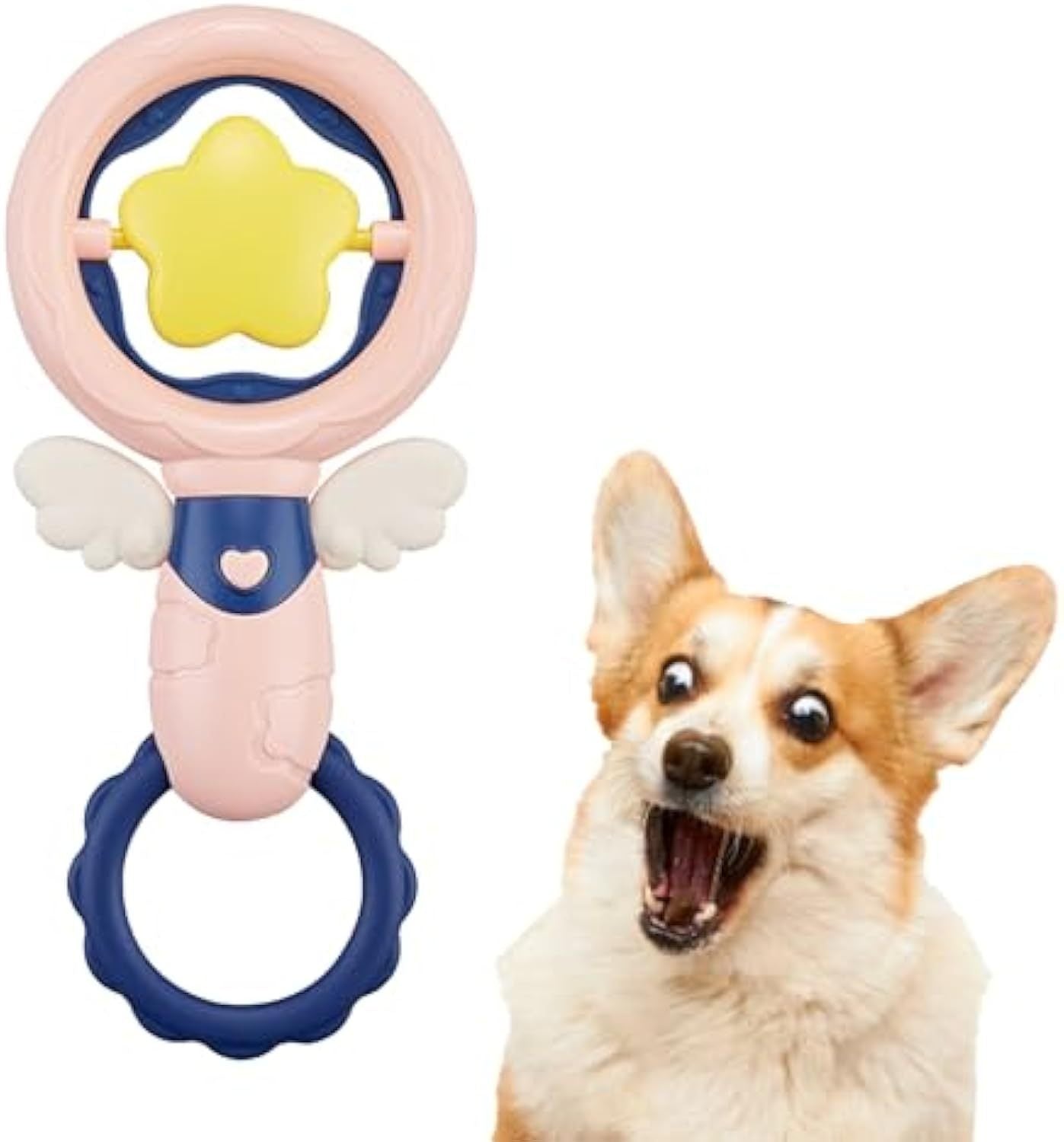 Interactive Dog Toys For Boredom Durable Dog Squeaky Toys Dog Chew Toys For Aggressive Chewers Large Breed Grind Teeth Clean Tartar Solve Pet Oral Problem