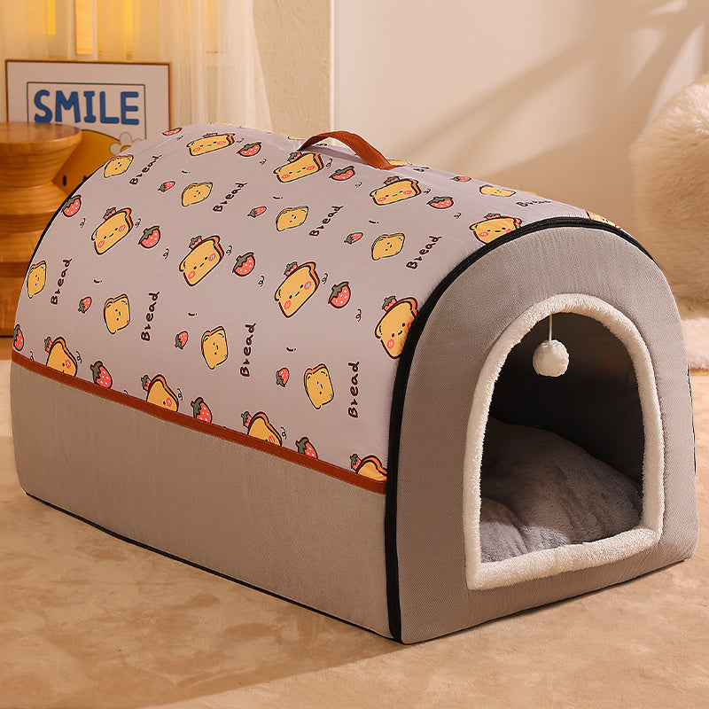 Warm Enclosed Removable And Washable Corgi And Shiba Inu House