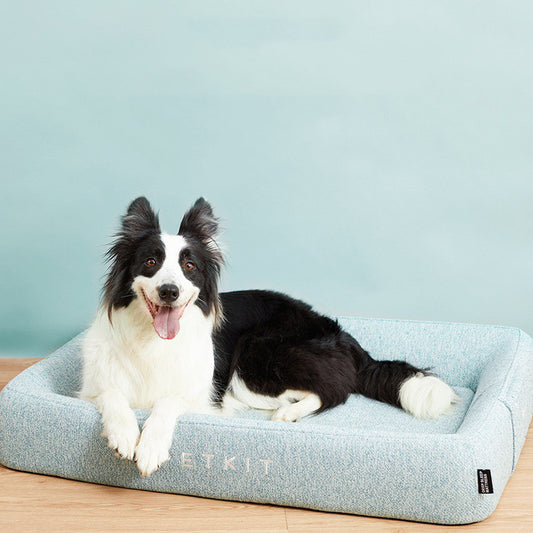 Removable and washable dog bed to keep warm in winter