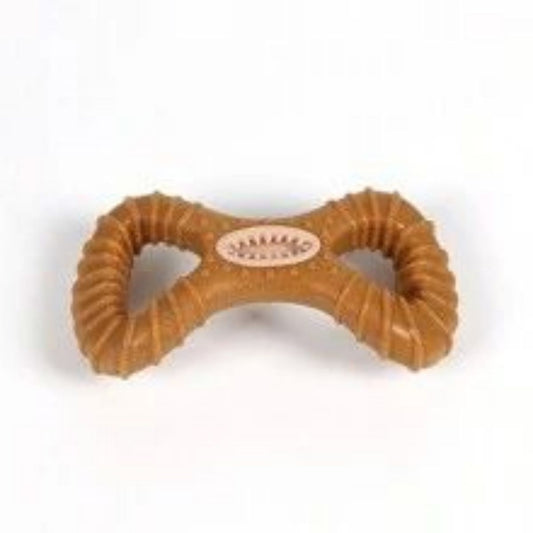 Hueso masticable para perros para limpiar los dientes y jugar de forma interactiva, duradero y resistente a las mordeduras 