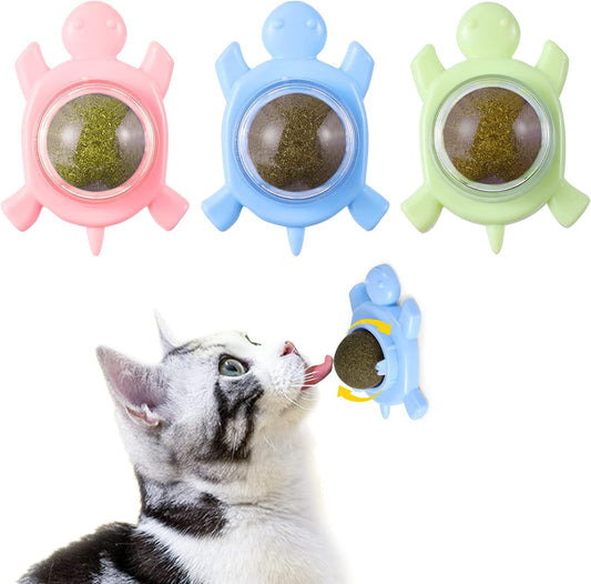 Bola de hierba gatera Bolas de hierba gatera para gatos Pared Silvervine para gatos Pieza Silvervine Catnip Juguetes para gatos para gatos de interior Nips comestibles para gatos Bola orgánica