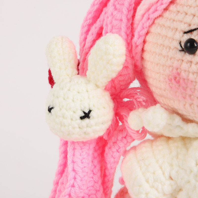 Woven Doll Knitted Animal Wool