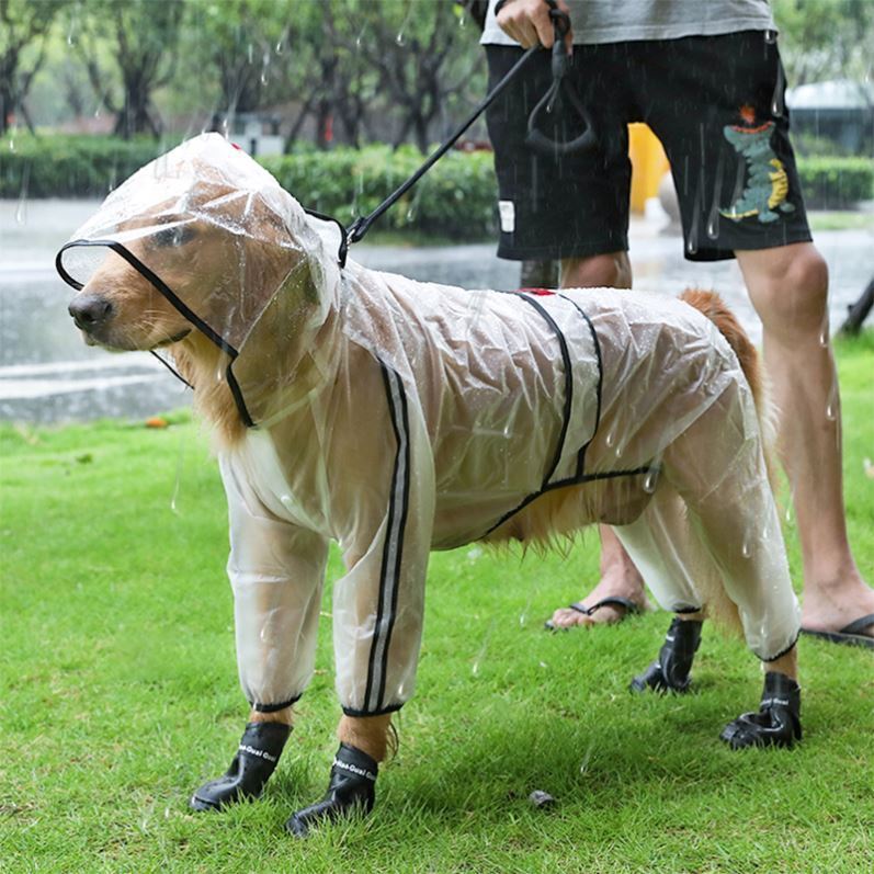 Chubasquero impermeable para perros grandes y mascotas