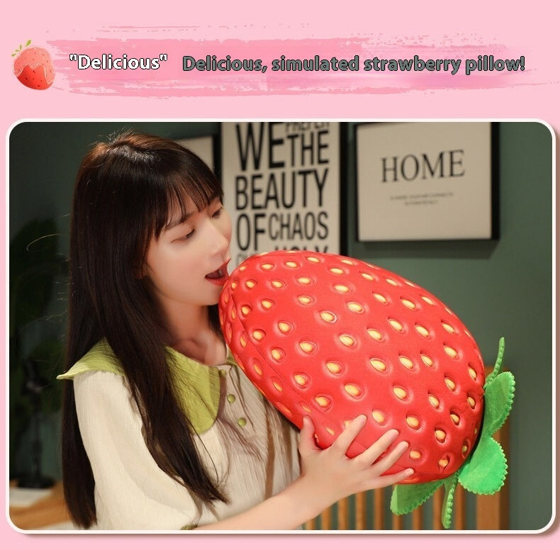 Strawberry Fruit Pillow Living Room Sofa Doll