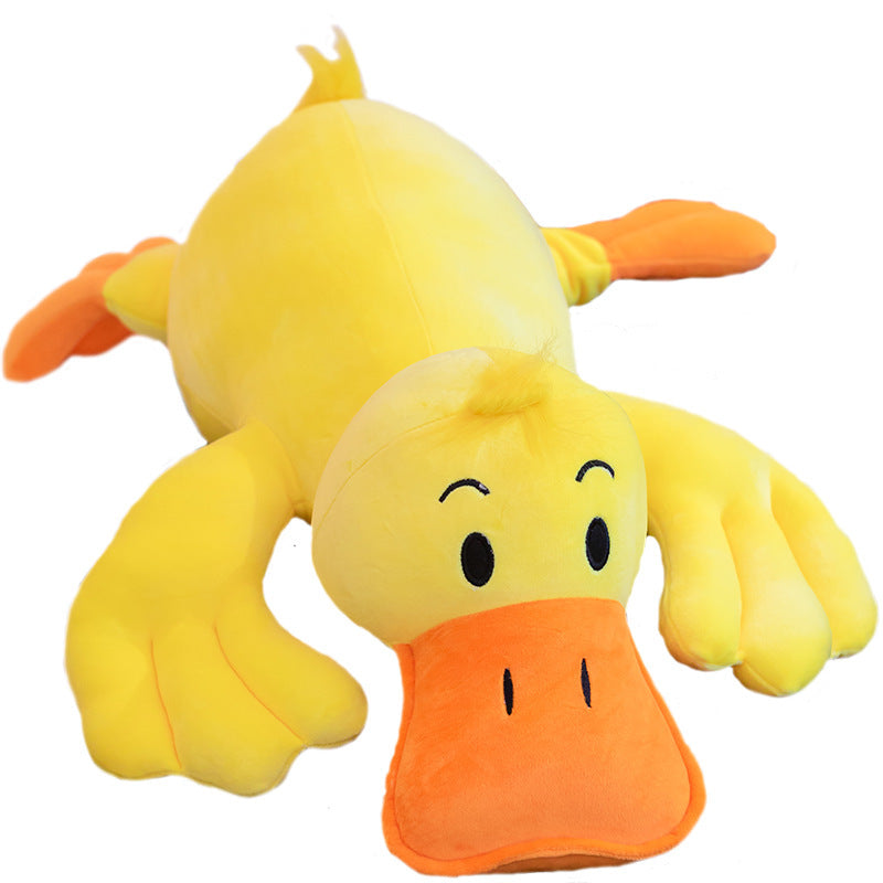 Soft Cute Lying-style Big Yellow Duck Plush Toy