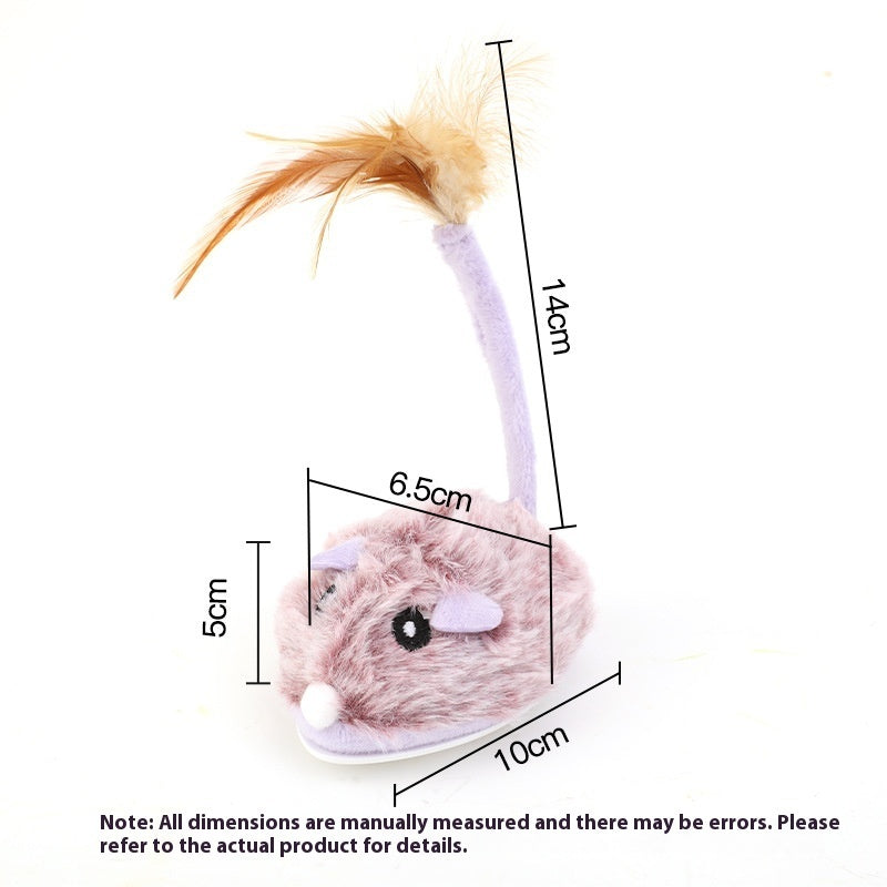 Juguetes para gatos con forma de ratón eléctrico que alivia el estrés y se congestiona, juguetes para gatos, productos para mascotas