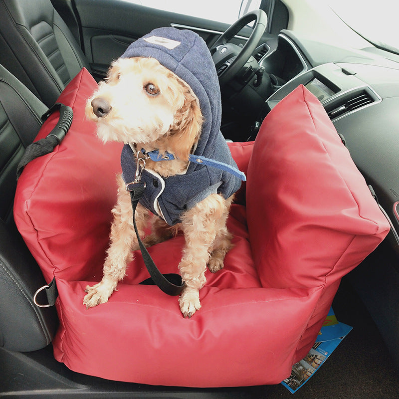 Asiento para mascotas extraíble y lavable con control central del vehículo