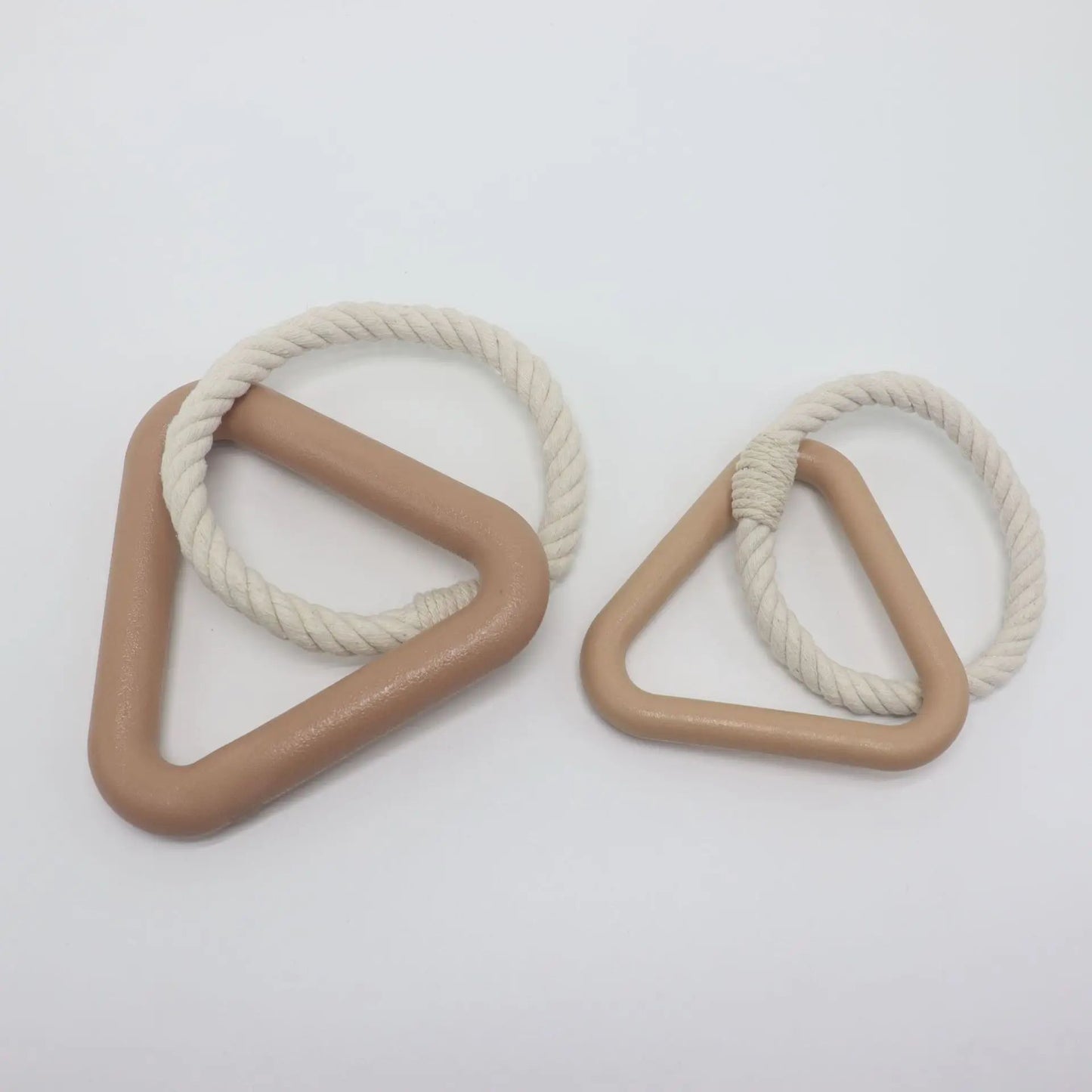 Exquisite Large Triangular Pull Ring, Bite-resistant And Wear-resistant Cotton Rope Pull Ring Toy Fully Interacts With Pets