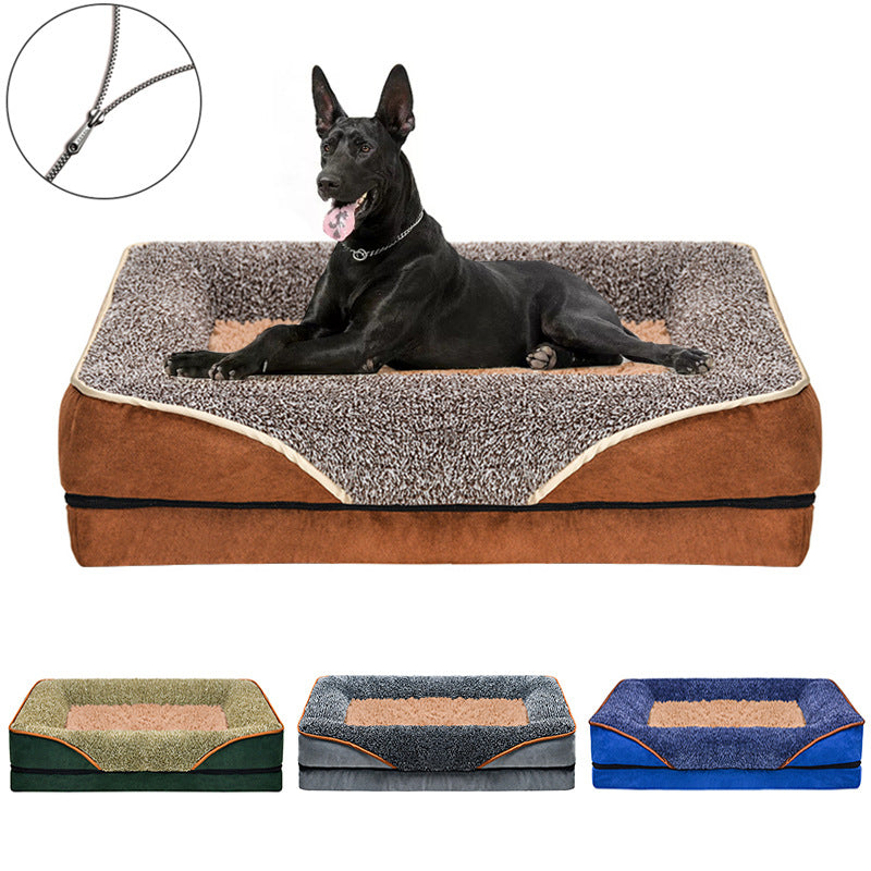 Pet Supplies Square Sofa Bed Dog Kennel Cat Litter Pet Pad