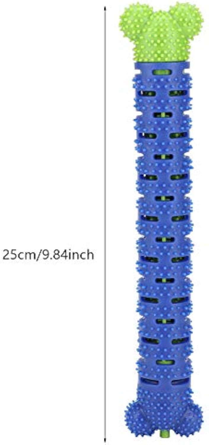 Limpiador de dientes molares para mascotas de color azul y verde, palo de cepillado, suministros de limpieza, cepillo de dientes, juguetes para perros, limpieza de perros