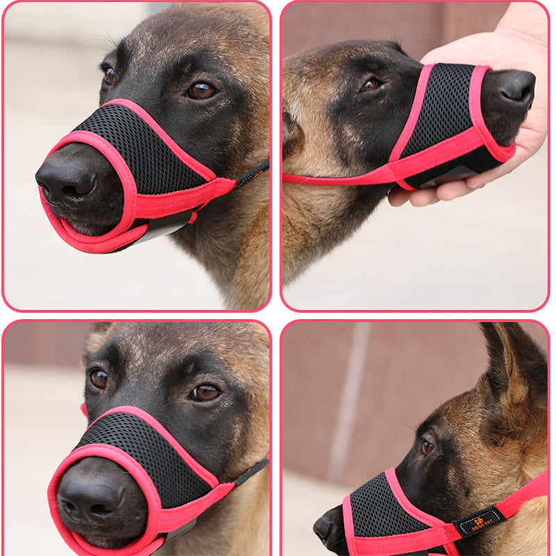 Masque ajustable pour animaux de compagnie sans morsure