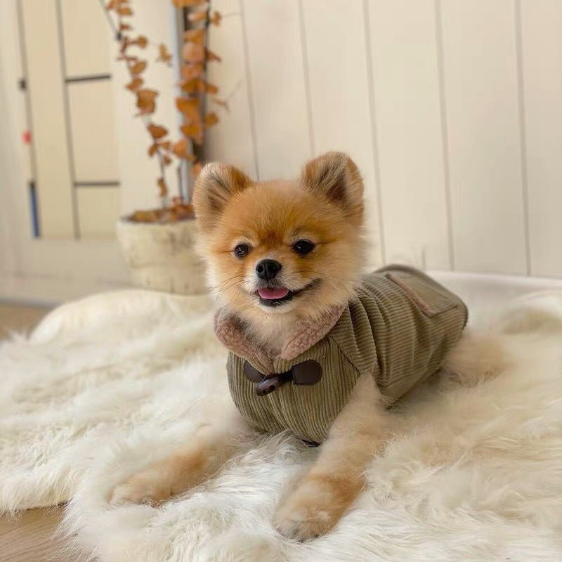 Autumn And Winter Pet Thickened Cotton Coat