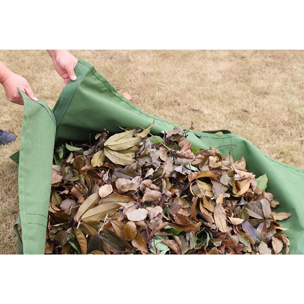 Bâche de stockage de feuilles de jardin, conteneur de déchets de pelouse extérieure, conteneur Recyclable, fourre-tout de jardin robuste, sacs à ordures