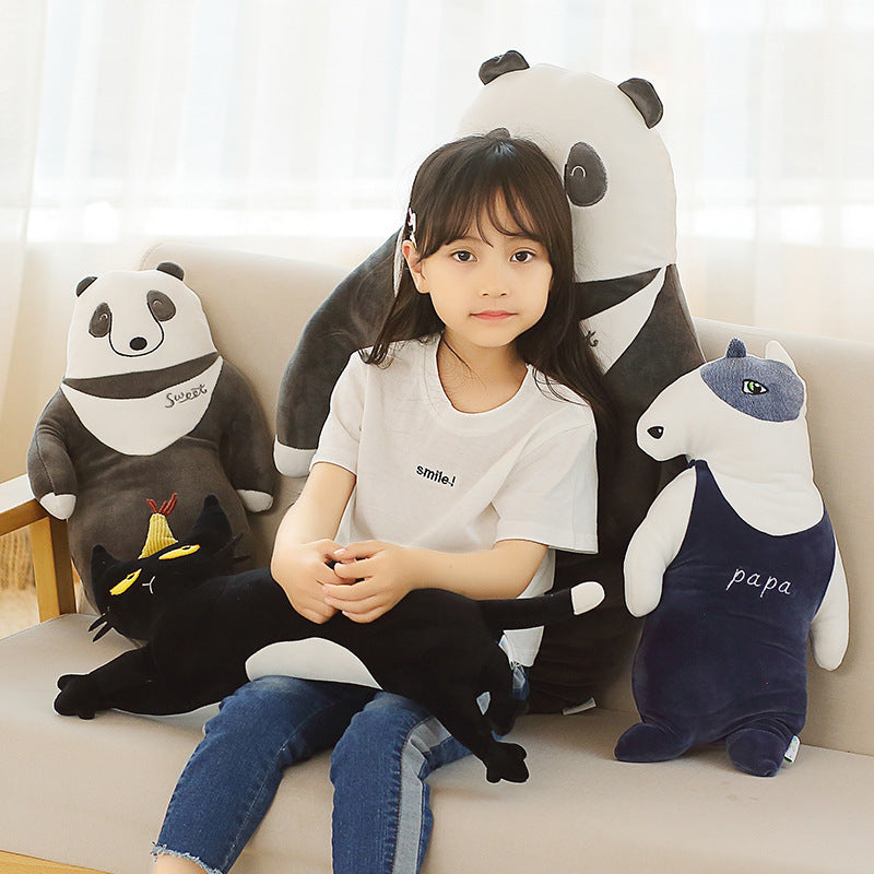 Animal plush cartoon pillow