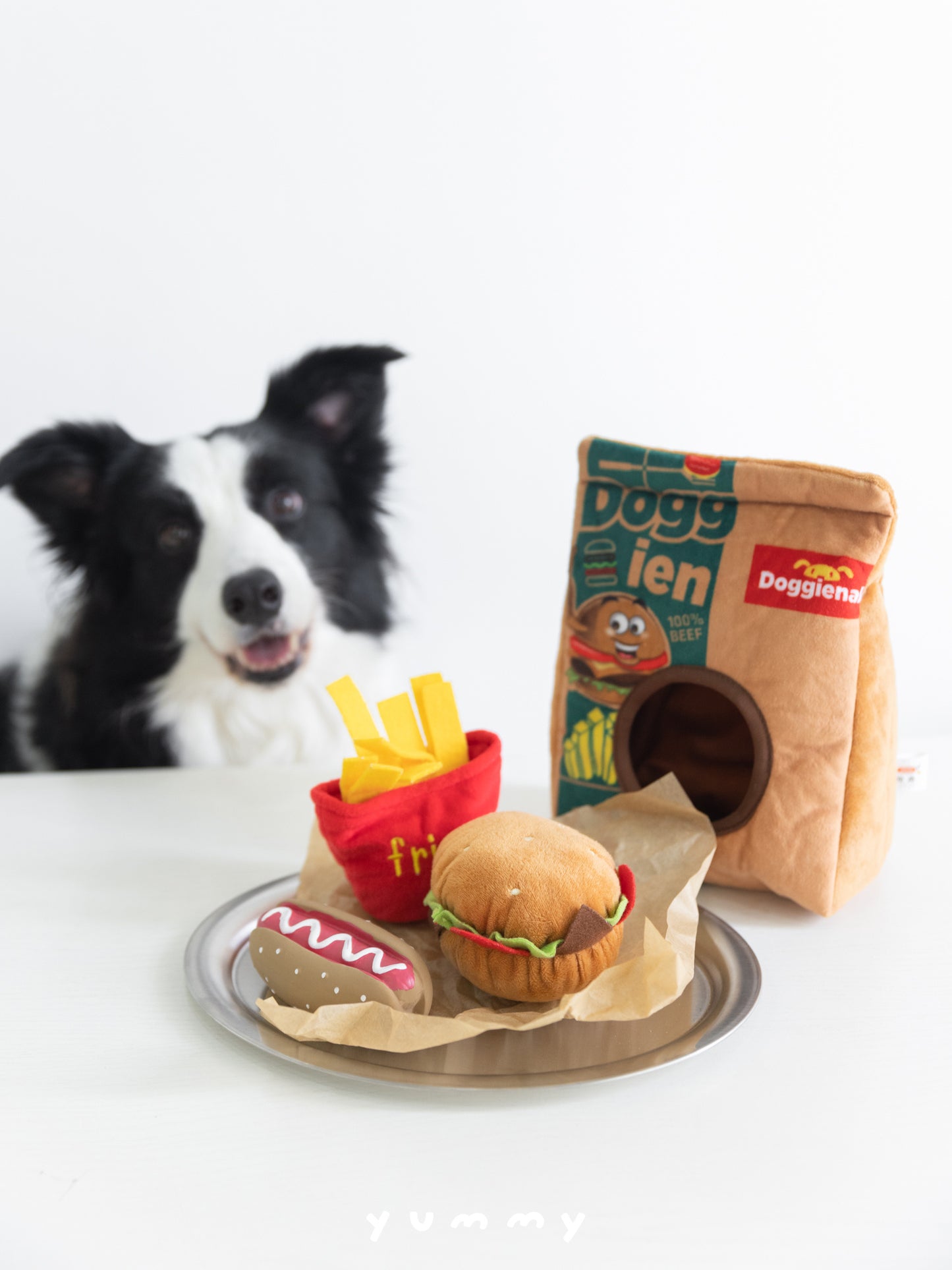 Llamaré a la comida cocinada para aliviar el aburrimiento Artefacto Mascotas Juguetes de peluche resistentes a las mordeduras