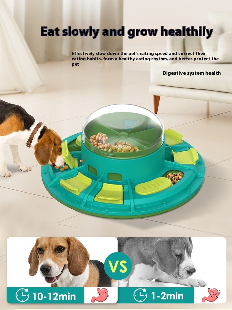 Jouets de puzzle dynamiques pour chiens, entraînement à l'intelligence, alimentation lente