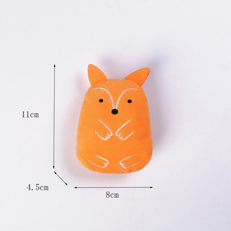 Jouets à broyer les dents à l'herbe à chat, jouet interactif amusant en peluche pour chat, chaton de compagnie, jouet vocal à mâcher, griffes, morsure du pouce, menthe pour chat