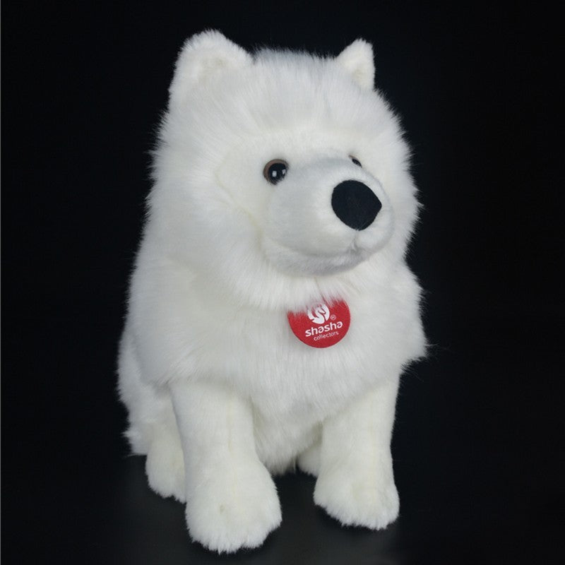 Samoye Perro Peluche Juguete Simulación Animal