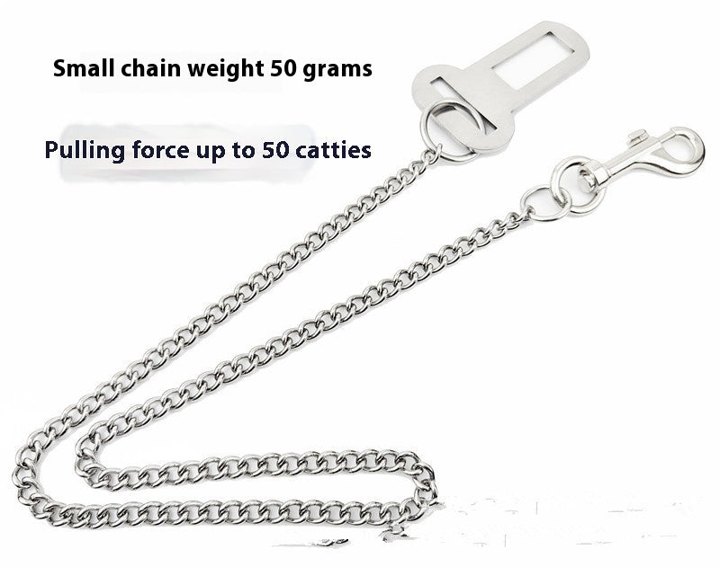 Stainless Steel Small Chain Puppy Car Safety Rope