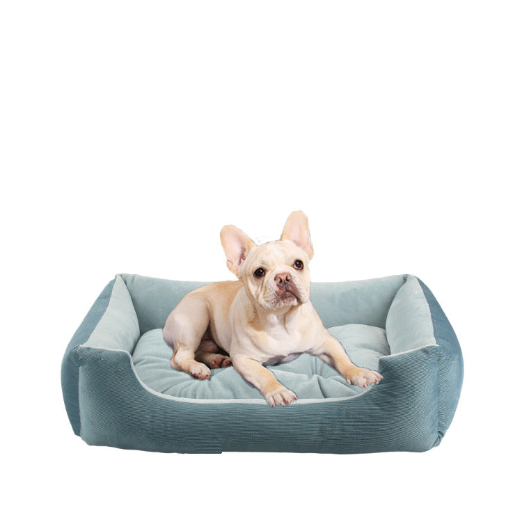 Medium Small Dog Sofa Bed Cushion Bed For Dog Cat Pet Square Plush Kennel Pet Calming Dog Bed House Pet Supplies Accessories