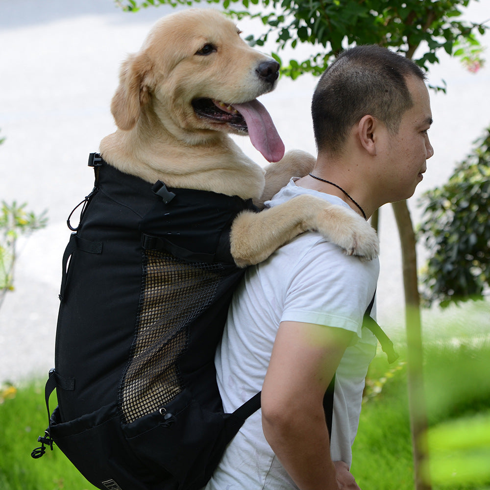 Mochila para mascotas ventilada y transpirable