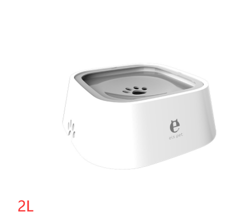 Bol d'eau flottant Anti-débordement pour chien et chat, 1,5 l, distributeur d'eau lente, fontaine pour animaux de compagnie, ABS et PP, fournitures pour chiens