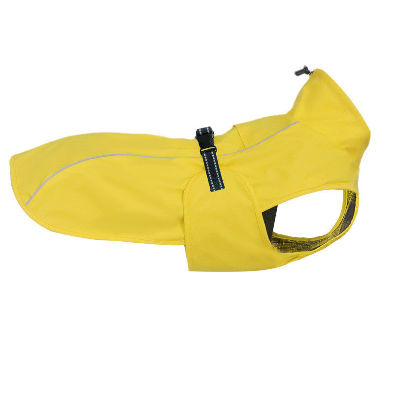 Imperméable imperméable décontracté de couleur unie pour chien de compagnie