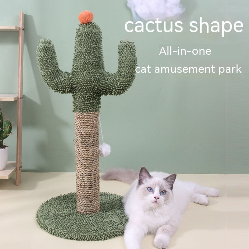 Sisal Cactus Cat Climbing Frame Toy