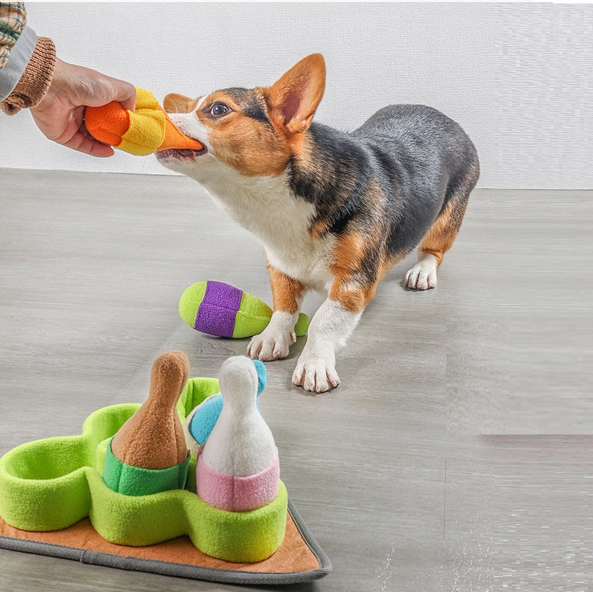 Puzzle pour animaux de compagnie, nourriture tibétaine, entraînement sportif, jouets de Bowling