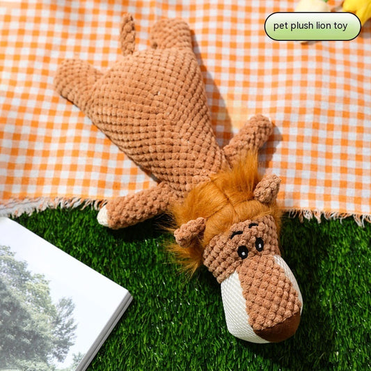 Animal Shape Cotton String Sounding Plush Toy