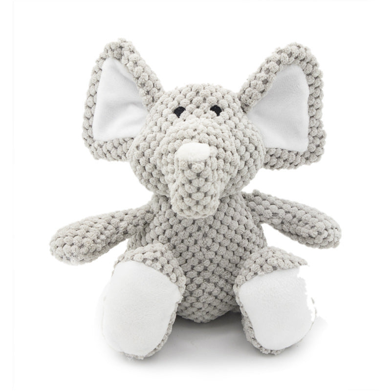 Jouets en peluche pour chien - Jouet couineur en forme mignonne - Résistant aux morsures - Jouet à mâcher pour dents propres - Fournitures pour animaux de compagnie - Jouets interactifs