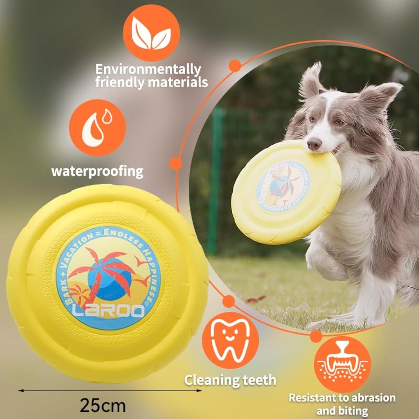 Dog Flying Disc Dog Flying Disc Durable And Interactive Flying Disc For Medium And Large Dogs  Perfect For Summer Parties And Outdoor Playtime