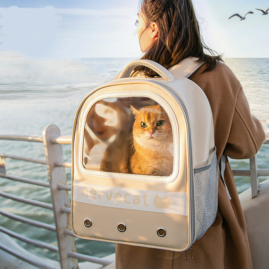 Sac pour chat respirant de grande capacité portable