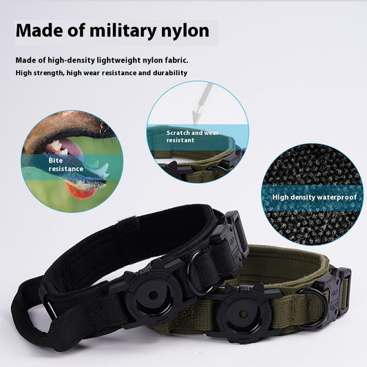 Tactical Collar Locator Protective Cover Dog Training Explosion-proof Collar