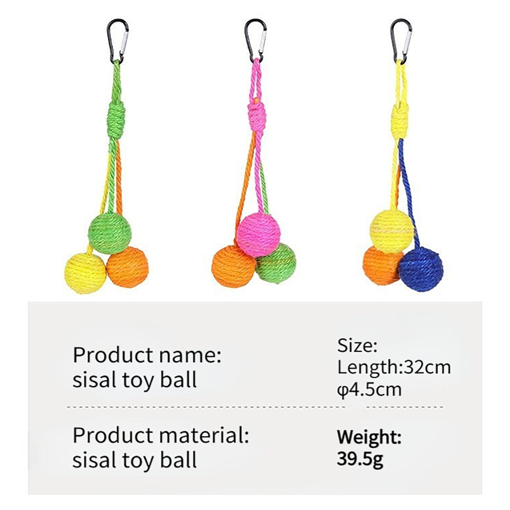 Bola rascadora para gatos, rascador masticable para gatitos, pelota interactiva masticable con cuerda de sisal para gatos, pelota rodante para gatos, juguete para rascar, para gatitos de interior, cachorro, gato, mascota