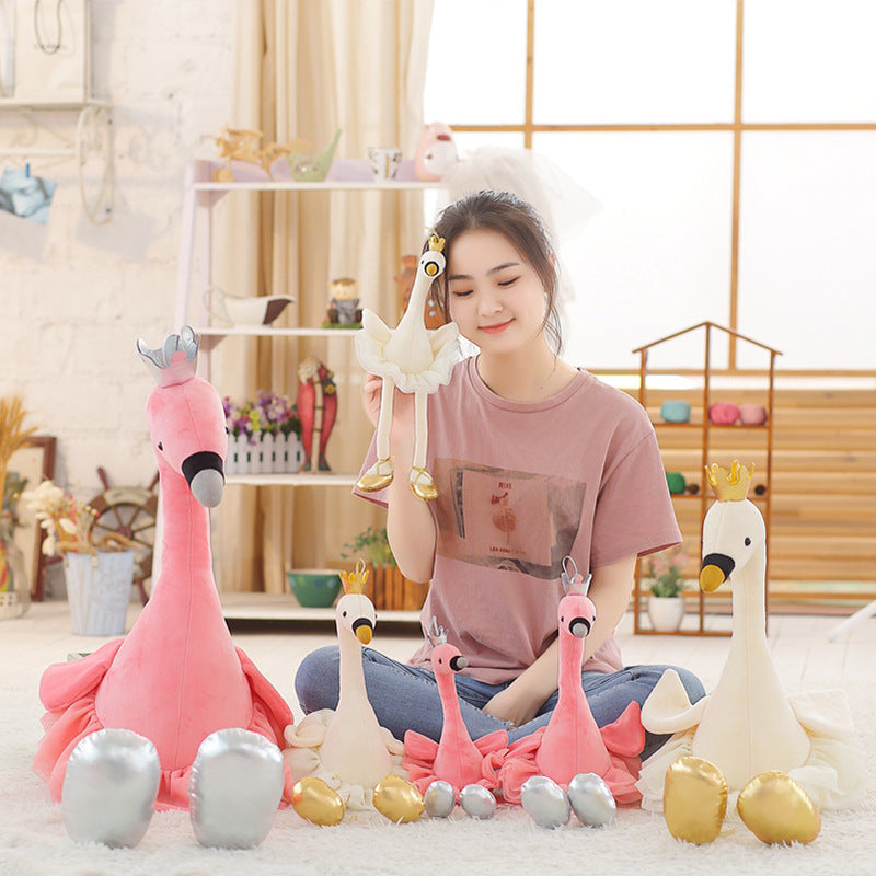 Swan Doll Plush Toys Children's Room Decoration