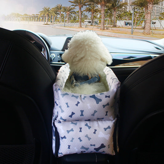 Reposabrazos de Control Central, asiento de seguridad para coche, cama impermeable para mascotas