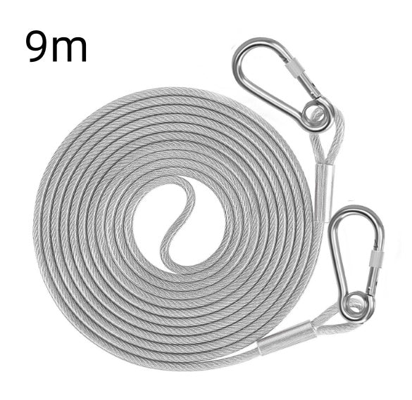 Wire Rope Dog Leash Pet Towing Rope