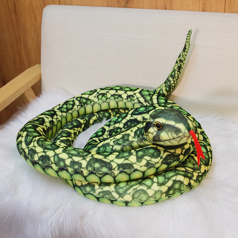 Cartoon Big Snake Plush Toy Large Snake Doll