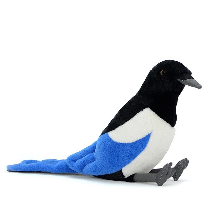 Cute Simulation Eurasian Magpie Plush Toy Doll Oriental