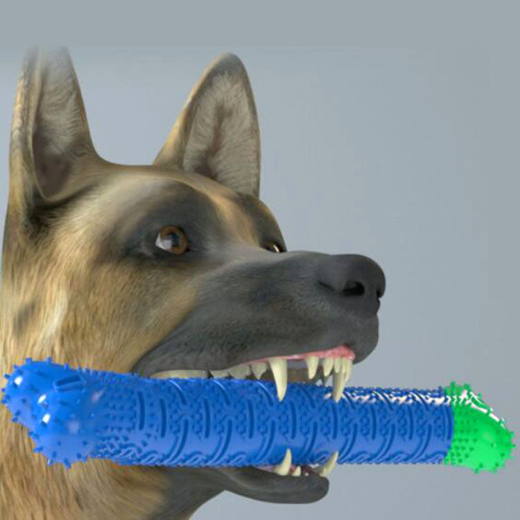 Limpiador de dientes molares para mascotas de color azul y verde, palo de cepillado, suministros de limpieza, cepillo de dientes, juguetes para perros, limpieza de perros