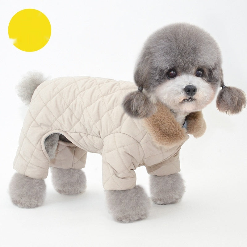 Manteau d'hiver en coton pour chien et chien, nouveau manteau en coton pour animaux de compagnie