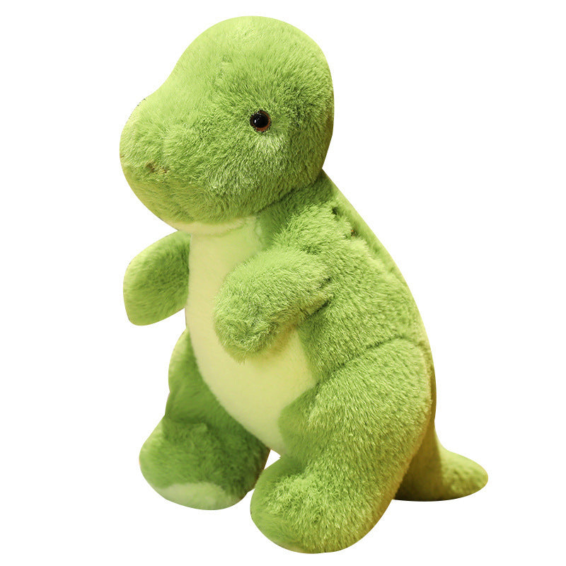 Dinosaurio Jurásico jardín dragón verde Stegosaurus tiranosaurio Triceratops muñeco de peluche de dibujos animados