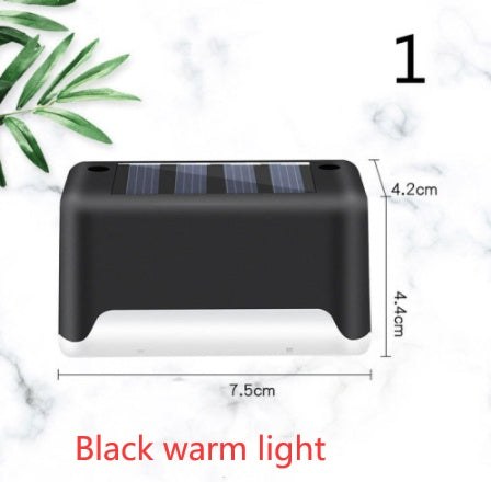 Nueva actualización, lámpara Solar LED resistente al agua para valla, luces solares para cubierta, luz de paso Solar para exteriores, para Patio, escaleras, camino de jardín, Patio